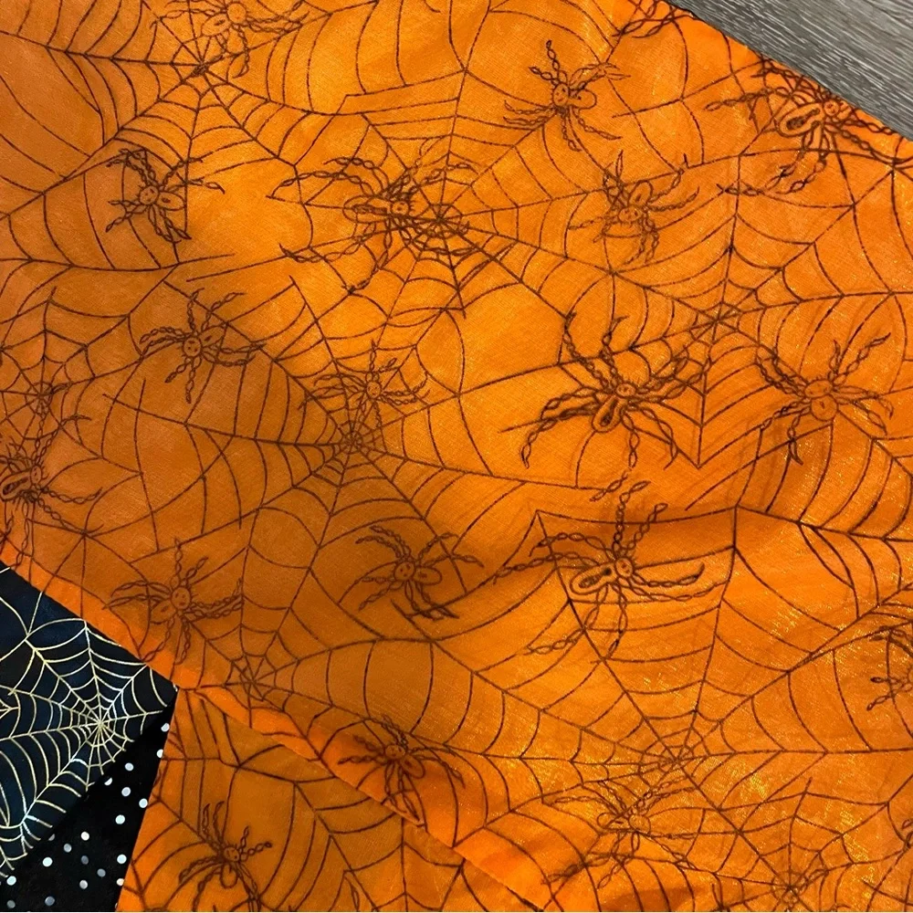 Grandin Road Bewitching Halloween Mantel Pennant Scarf Bells Tassels Retired